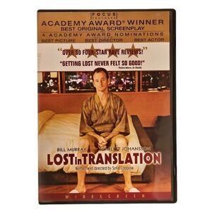 Lost In Translation DVD (2003 Bill Murray, Scarlett Johansson)